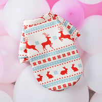 Cartoon Christmas Dog Clothes and Pet Supplies