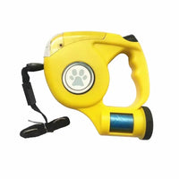 LED Pet Leash with Clean-Up Bag