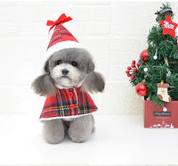 Christmas Red Knitted Turtleneck Dog Sweater Coat