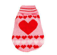 Christmas Maple Snowflake Turtleneck Pet Sweater