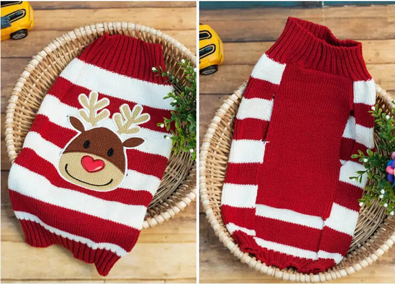 Holiday Pooch Sweater - Cozy Festive Knit
